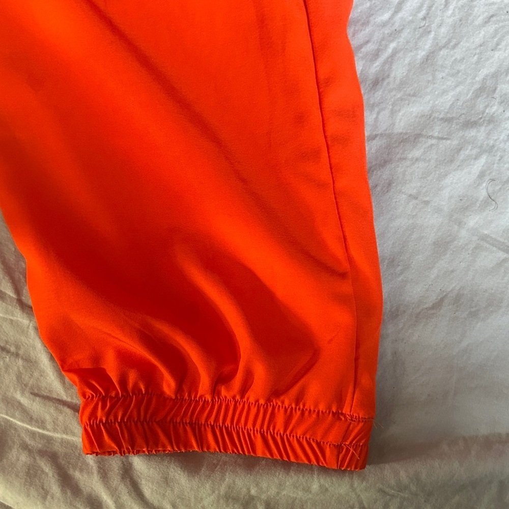 Women's Strapless Orange Drawstring Jumper - Picture 11 of 12